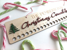 Christmas Countdown - Candy Cane Festive Advent Calendar