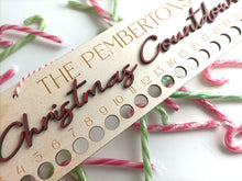 Christmas Countdown - Candy Cane Festive Advent Calendar