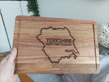 Acacia Wood Chopping Board - Yorkshire Gods Own Country