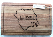 Acacia Wood Chopping Board - Yorkshire Gods Own Country
