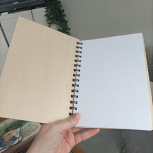 Procrastination Quote Engraved Wooden Notebook Journal