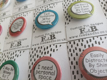 Speech bubble - Easily Distracted By Shiny Objects-Sarcastic Button Badge 38mm