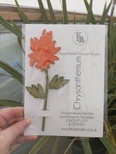 Laser Cut Wooden Chrysanthemum- Flower - November