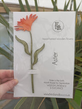 Laser Cut Wooden Aster- Flower - September