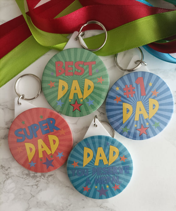 Father's Day Medal / Keyring -