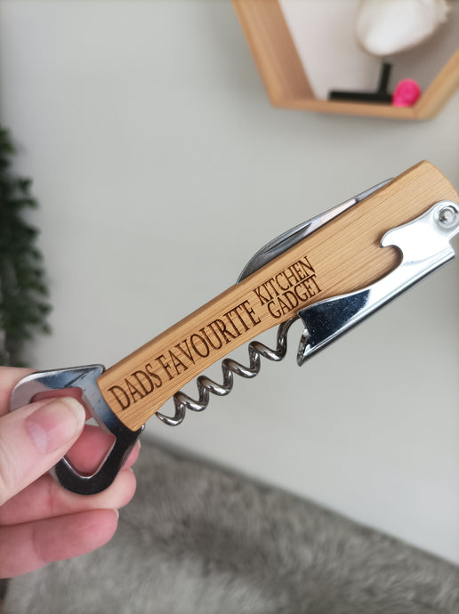 Bamboo handle ‘waiter’s friend’ - Dad's Favourite Kitchen Gadget