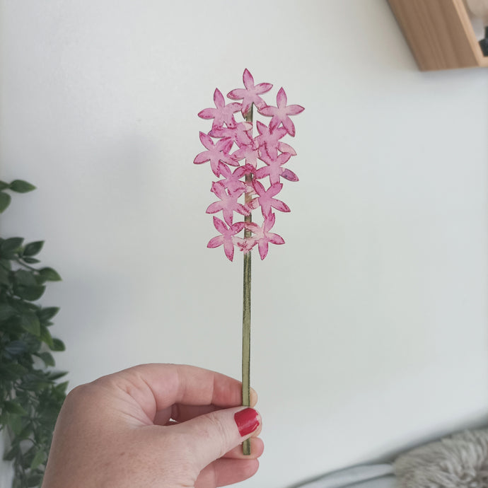 Laser Cut Wooden - Hyacinth