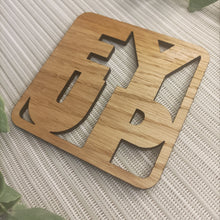 Ey Up Yorkshire Slang - Laser Cut Coaster Mini Plaque - Oak Veneer