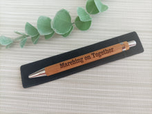 Marching On Together - Engraved Wooden Pen