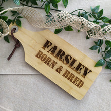 Bamboo Serving paddle - Chopping Board - Farsley Born & Bred