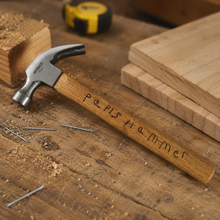 16oz claw hammer- Father’s Day Gift- personalised with handwriting