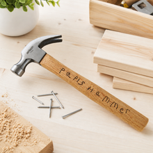16oz claw hammer- Father’s Day Gift- personalised with handwriting