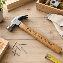16oz claw hammer- Father’s Day Gift- personalised with handwriting