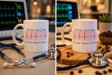 Total Eclipse of the Heart Block- cardiology nurse heart quote ceramic mug