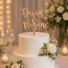 Cake topper - Personalised name wedding birthday personalised