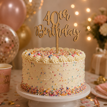 Cake topper - 40th Birthday