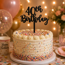 Cake topper - 40th Birthday