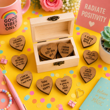 Reasons for me to be Happy .... Keepsake  - chest and hearts