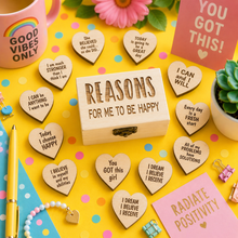 Reasons for me to be Happy .... Keepsake  - chest and hearts