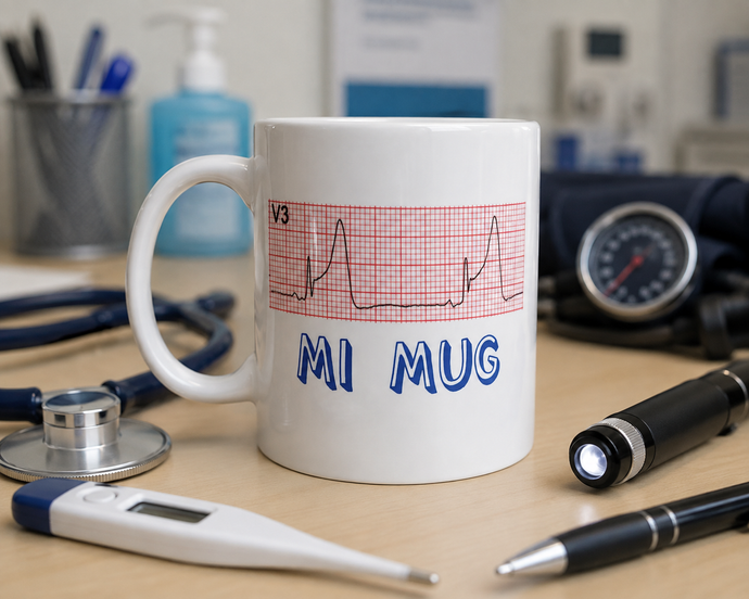 MI mug - heart attack - cardiology nurse heart quote ceramic mug
