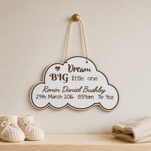 Baby Cloud personalised baby gift