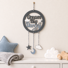 Personalised Dream Big Dream Catcher Nursery Wall Plaque