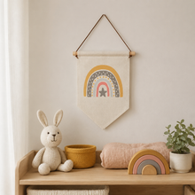 Hanging Banner Flag- Rainbow Star