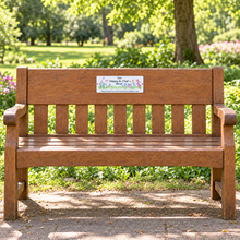 Chatting Bench / Chatty Bench - make a friend- bench plaque sign