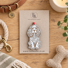 Engraved Spaniel Dog Breed Christmas Bauble – Personalised Pet Keepsake
