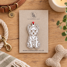 Engraved West Highland Terrier - Westie Dog Breed Christmas Bauble – Personalised Pet Keepsake