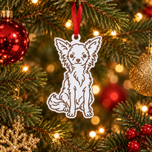Engraved Chihuahua Dog Breed Christmas Bauble – Personalised Pet Keepsake