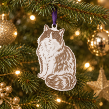 Personalised Cat Christmas Bauble – Bespoke Pet Ornament Created From Your Photo