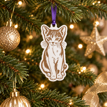 Personalised Cat Christmas Bauble – Bespoke Pet Ornament Created From Your Photo