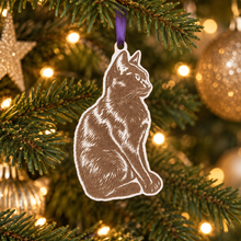 Personalised Cat Christmas Bauble – Bespoke Pet Ornament Created From Your Photo