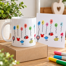 Personalised mug with your childs drawing- kids drawing on a mug- special gift.