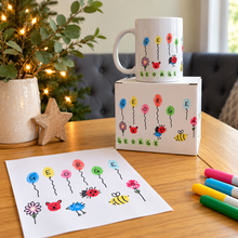Personalised mug with your childs drawing- kids drawing on a mug- special gift.