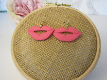 Induere - Polymer Clay Earring | Pink Lips 7F