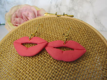 Induere - Polymer Clay Earring | Pink Lips 7F