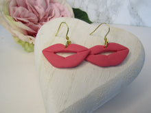 Induere - Polymer Clay Earring | Pink Lips 7F