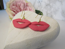Induere - Polymer Clay Earring | Pink Lips 7F