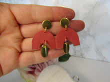 Induere - Polymer Clay Earring | Terracotta Arch Drop