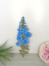 Laser Cut Wooden Delphinium - Flower - July
