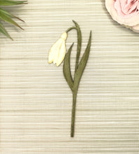 Laser Cut Wooden Snowdrop - Flower - January