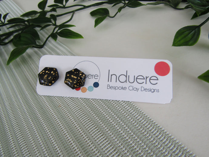 Induere - Polymer Clay Earring | studs 3D