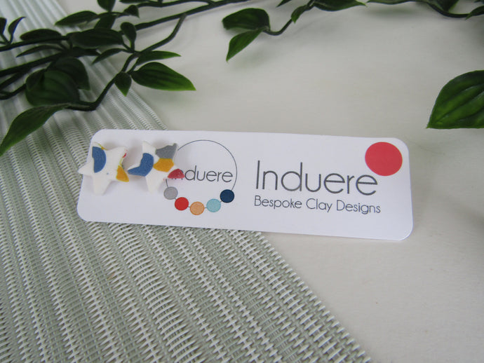 Induere - Polymer Clay Earring | studs 2H