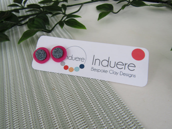 Induere - Polymer Clay Earring | studs 2D