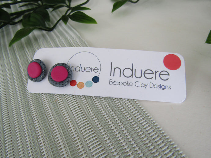 Induere - Polymer Clay Earring | studs 2C
