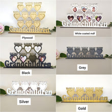 Personalised Grandchildren Photo Frame Stand