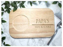 Personalised Engraved Wooden Drink & snack Board -