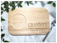 Personalised Engraved Wooden Drink & snack Board -